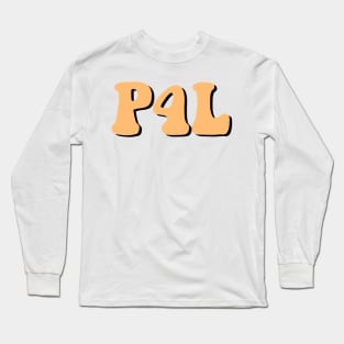 Pale Orange Pogue 4 Life / P4L Long Sleeve T-Shirt